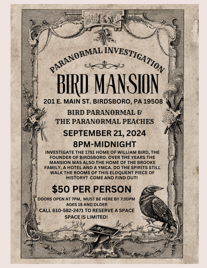 BIRD MANSION Paranormal Final